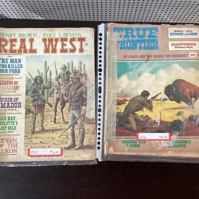 Lot of two western magazines