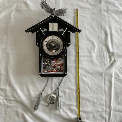 New Harley Cuckoo Clock, never used still in packaging