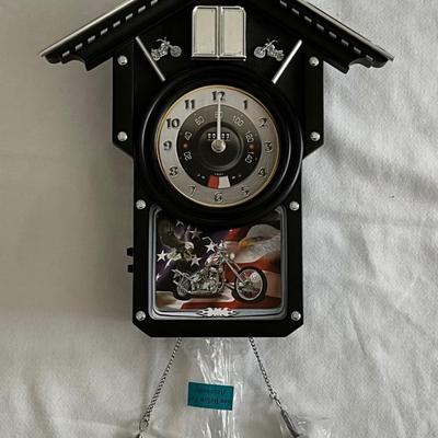 New Harley Cuckoo Clock, never used still in packaging