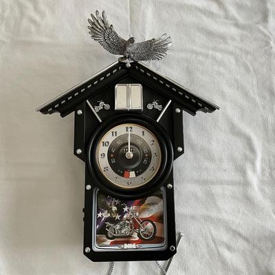 New Harley Cuckoo Clock, never used still in packaging