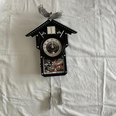 New Harley Cuckoo Clock, never used still in packaging