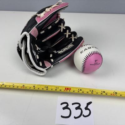 Girls Ball and Glove