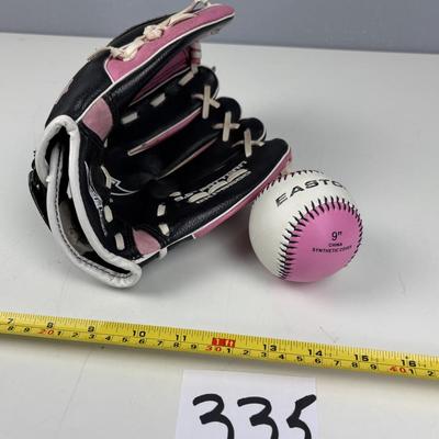 Girls Ball and Glove