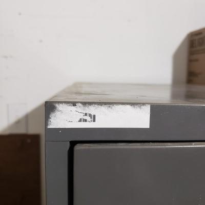 Two Metal Filing Cabinets-Five and Two Drawers (WM-KD)