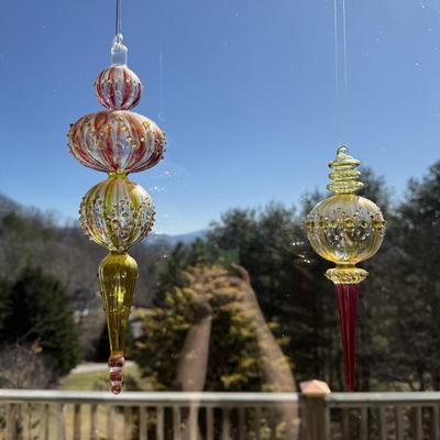 Four Glass Ornaments (DR-BM)