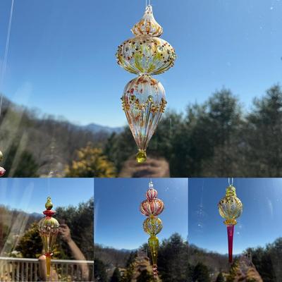 Four Glass Ornaments (DR-BM)