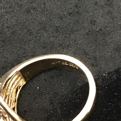 14 KT Gold Filled Statement Ring