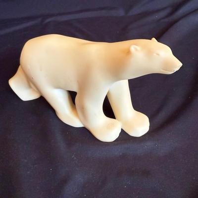 Ted Mayac Loon Carving and Arctic Figurines (O-BM)