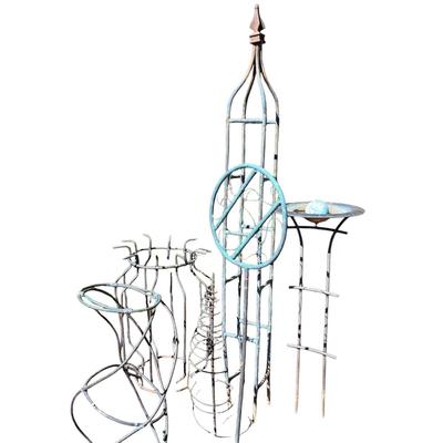 Six Kinetically Kool Outdoor Copper Sculptures (BD-SD)