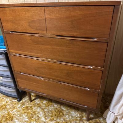 Vintage MCM 4 drawer dresser