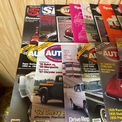 Vintage cars and trucks magazines