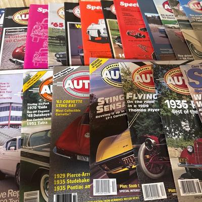 Vintage cars and trucks magazines