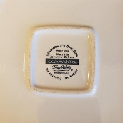 White Corning Ware and Dansk Cookware (K-KD)