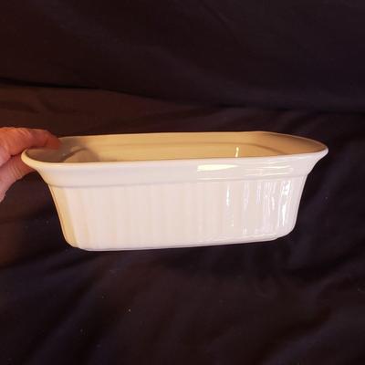 White Corning Ware and Dansk Cookware (K-KD)