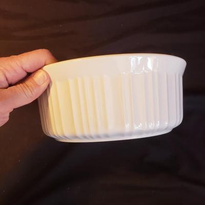 White Corning Ware and Dansk Cookware (K-KD)