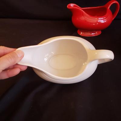 Three Fiesta Gravy Bowls (K-KD)
