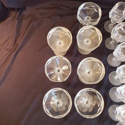 21 Pieces of "Alexandra" by Nachtmann Stemware (K-KD)