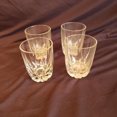 Four Mikasa Apollo Executive Double Old Fashion Glasses (K-KD)