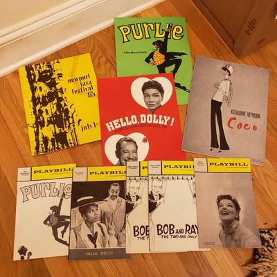 Playbills-Newport Jazz Festival '65, Coco, Purlie and Hello Dolly! (O-KD)