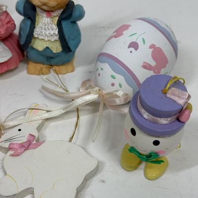 Easter Lot - figurines, bunny rabbits, ornaments