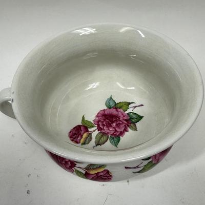 Vintage Portmeirion Chamber Pot Planter Botanic Garden Floral English Peony