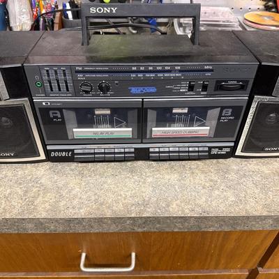 Sony Fm/AM Stereo cassette corder