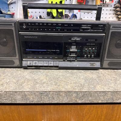 Magnavox FM/AM stereo with cassette player