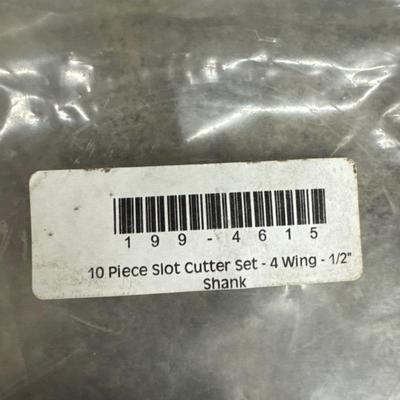 3 piece slot cutter set 4 wing 1/2” shank