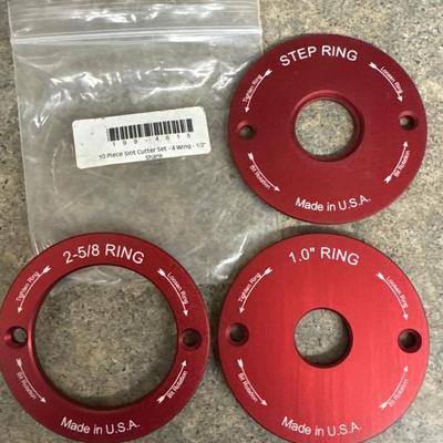 3 piece slot cutter set 4 wing 1/2” shank