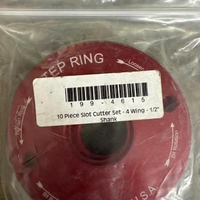 3 piece slot cutter set 4 wing 1/2” shank