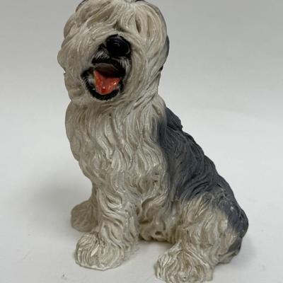 Sheep Dog Resin Figurine Statue 5.5” Tall - Italy