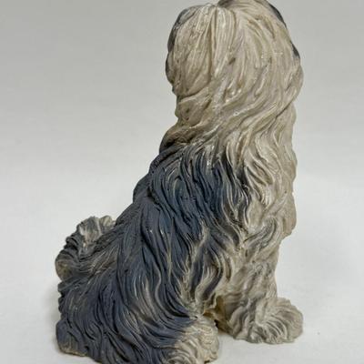 Sheep Dog Resin Figurine Statue 5.5” Tall - Italy