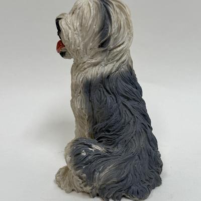 Sheep Dog Resin Figurine Statue 5.5” Tall - Italy