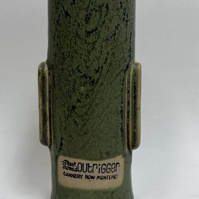Green Ceramic Tiki Mug from Mark Thomas Outrigger Cannery Row Monterey