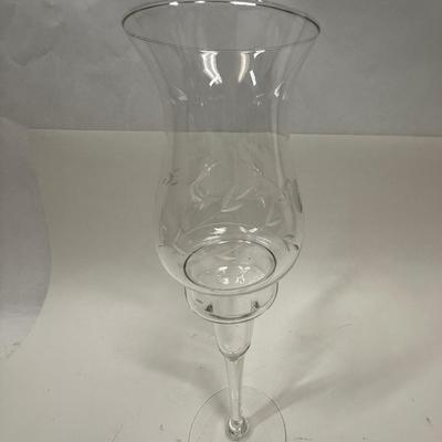 Process House Crystal Glass Hurricane Lamp