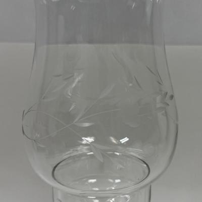Process House Crystal Glass Hurricane Lamp