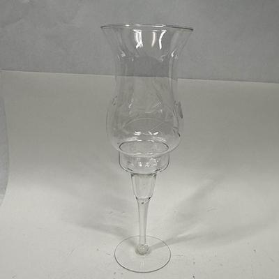 Process House Crystal Glass Hurricane Lamp