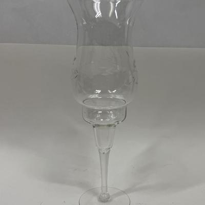 Process House Crystal Glass Hurricane Lamp