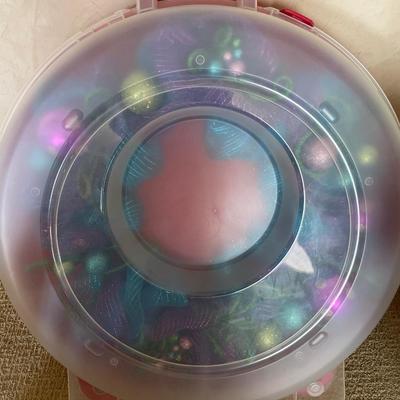 Easter wreath and very large storage container