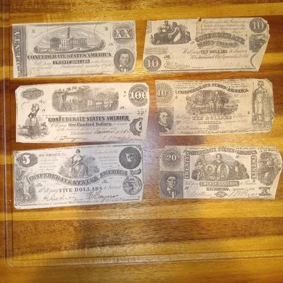 Confederate Bills