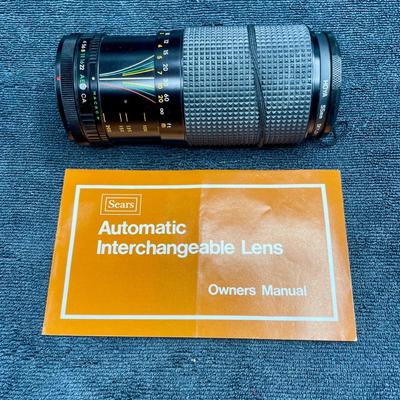 Sears 35mm Camera Lens 80-200mm Auto Zoom