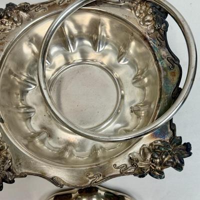 Vintage Meriden Silver-plate Serving Bowl and Lid