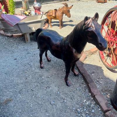 Sale Photo Thumbnail #66: Cast Aluminum Horse