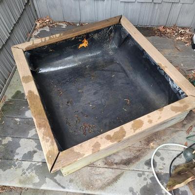 Copper and Wood Dragonfly Garden Fountain (FD-SD)