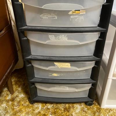 Plastic storage containers