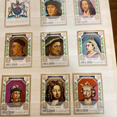 Kings & Queens of England stamps