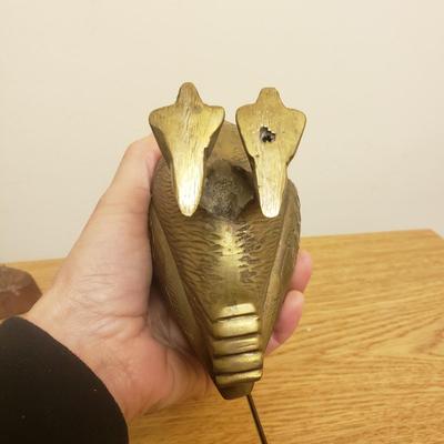 Brass Perisan Ibex and Karen Callan Sculptures (O-KD)