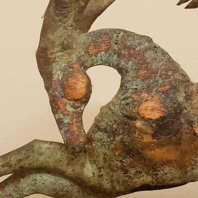 Brass Perisan Ibex and Karen Callan Sculptures (O-KD)