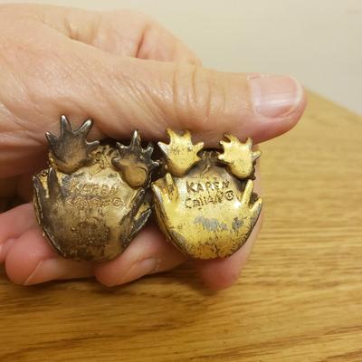 Brass Perisan Ibex and Karen Callan Sculptures (O-KD)