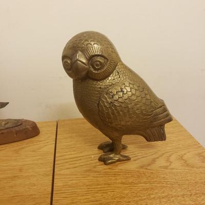 Brass Perisan Ibex and Karen Callan Sculptures (O-KD)